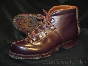 [Central European Master Series] *Important Historical W.W.II Alpine Infantry (Axis) Officer's Hobnailed Boot: 42.5D