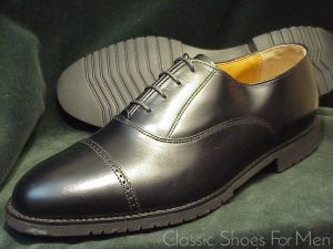 *NEW - Vintage WALK OVER (U.S.) All Weather, Cap-Toe Oxford Brogue, Circa 1960: US 8-8.5D (41-41.5D)