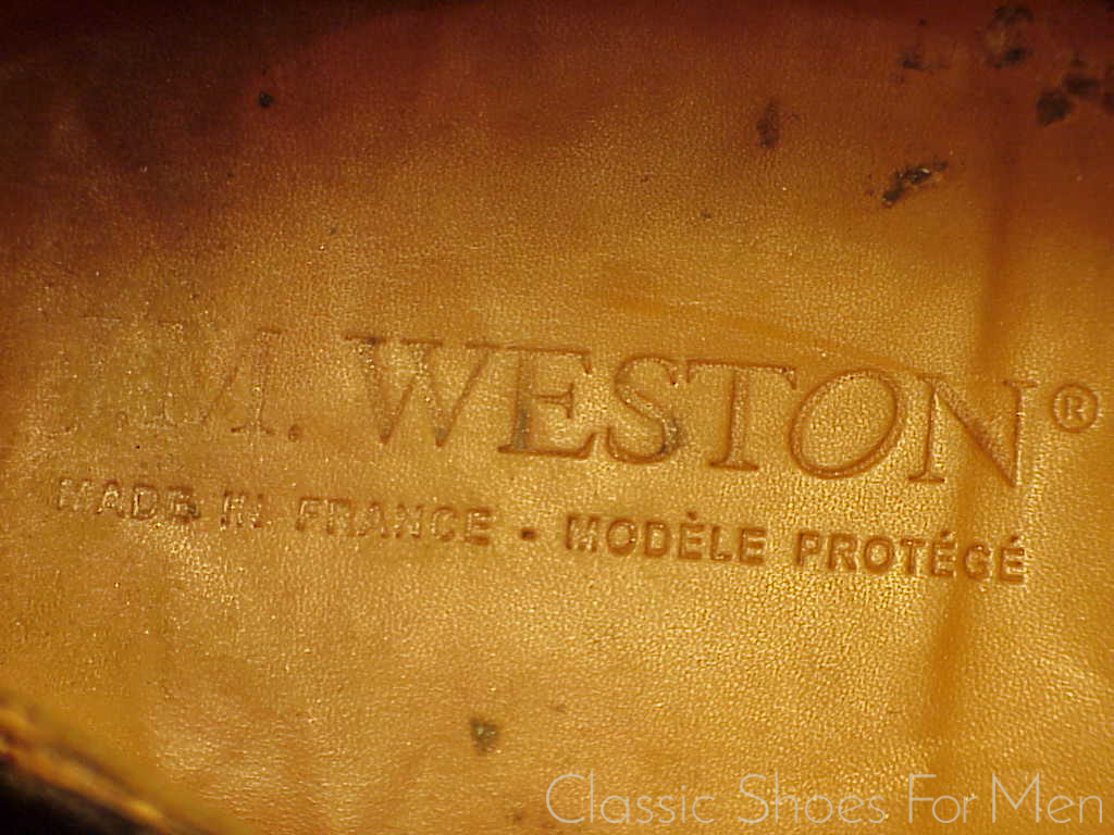 *J. M. WESTON Vintage Black Suede Half Brogue Oxford; 44D (US 10.5D) - Image 11