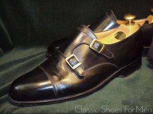 *J. M. WESTON Cap-Toe DOUBLE MONK STRAP: 42.5D/E (US 9.5D/E)