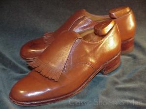 LADY'S JOHN LOBB Antik Bespoke Kiltie Derby, Circa 1972: 37.5D