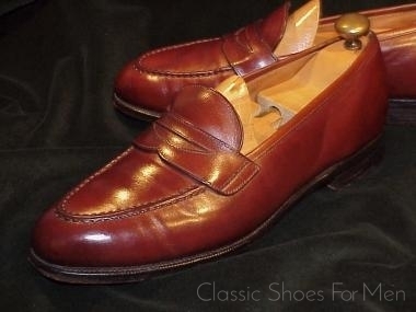 *EDWARD GREEN Classic Penny Loafer: US 8D (UK7.5) (41D)